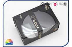 China Gold Stamping Folding Carton Box With Visible PET Window Patched supplier