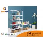 White Boltless Steel Rack Chrome Plated Boltless Metal Shelving Units for sale