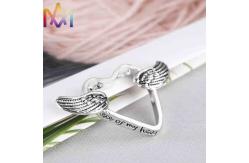 China Halloween Devil Heart Pendant With Wings supplier