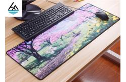 China Rubber Large Computer Mouse Pad Non - Slip Waterproof Keyboard Mouse Mat supplier