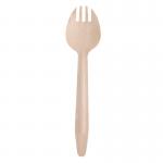 Disposable Birchwood Wooden Eco Friendly Spork 165mm For Takeaway Packaging for sale