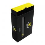 PVC PET Underwear Window Box Packaging Printing Matt Black Cardboard Drawer Sliding Style for sale