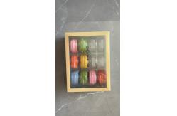 China 12 Pallet Plastic Packaging Macaron Transparent Box Packaging Macaron Tray Packaging Matching Customization supplier