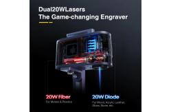 China Portable Laser Engraving Machine 20W Fiber Diode Laser Engraver For Cutting supplier