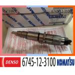 6745-12-3100 KOMATSU Fuel Injectors 0445120236 PC300-8 PC300LC-8 D65EX-15E0 6D114 for sale