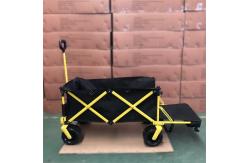 China Easy Storage Foldable Wagon Cart Folding Camp Wagon With Extension Outdoor supplier