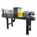 SS304 220V Food Waste Shredder Machine Shredding And Dewatering Waste Dehydration Machine for sale