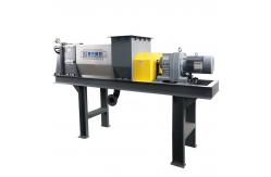 China SS304 220V Food Waste Shredder Machine Shredding And Dewatering Waste Dehydration Machine supplier
