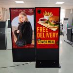 43 49 55 65 Inch Floor Standing LCD Display Advertising Screen Double Side Digital Signage Kiosk for Supermarket Mall for sale