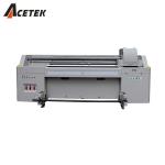 2.5m UV Inkjet Flatbed Printer 4 Colors For Rigid And Soft Material for sale