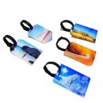 Anti Loss Personalized Acrylic Luggage Tag Blanks For Sublimation Photos Printing for sale