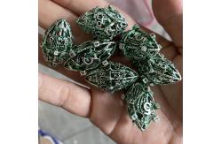 China Creative Rugby Theme Metal Hollow RPG Dice Set Dragon And Dungeon DND supplier
