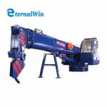5 Ton 12 Meters Small Marine Crane Hydraulic Winch Ship Crane for sale