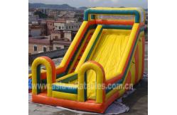 China Inflatable Amusement Park With Big Inflatable Slide For Adult / Kids supplier
