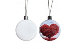 China Customized Photo Christmas Ornaments Sublimation Christmas Decorations supplier