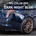K105 Dark Night Blue TPU Color Car Paint Protection Film Custom Wrap for sale