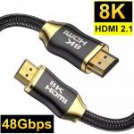 HDMI 2.1 8K HDMI Audio Video Cable signal male to male 48gbps v2.1 8k hdmi cable for sale