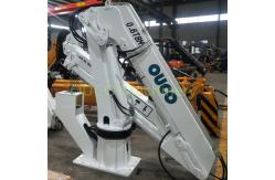 China Space Save Foldable Telescopic Offshore Pedestal Crane Knuckle Boom 0.6t 8m supplier