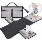 Waterproof Baby Changing Pad Diaper Bag Geometric Pattern Portable Changing Pad