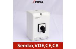 China IP65 PC Electrical Changeover Cam Switch Waterproof 4P 230-440V supplier