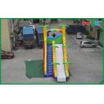 Large Inflatable Slide Promo Custom Double Giant Bouncy Slide Jump And Inflatable Water Slide Park for sale