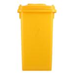 Wholesale plastic green waste bin plastic dustbin with lid waste bin plastic dustbin