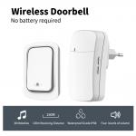 Doorbell Remote Control Wall Outlet Self Powered Waterproof 150M Remote Control Light Lamp Socket for sale