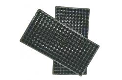 China Custom black plastic hydroponic seed nursery seeding tray with 72 cells supplier
