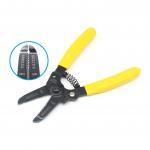 Industrial Grade Electric Wire Stripper Black Oxide 20-30 AWG 0.80-0.25 mm Yellow Handle for sale