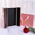 Empty Magnetic Gift Custom Paper Packaging Box With Double Door Presentation for sale