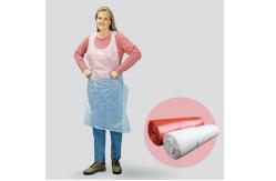 China High quality blue disposable surgical plastic apron for hospital supplier