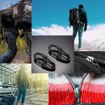 OEM ODM Spring Snap Hooks S Shaped Carabiner For Camping Fishing