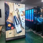 4k Usb Hdmi Out Lan Wifi LCD Floor Standing Digital Signage Full Screen 75 Inch Indoor for sale