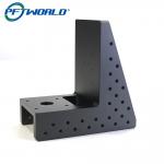 Medical Brackets Black Sandblasting Anodizing Aluminum Parts CNC Milling Machining for sale