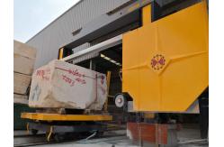China PLC Diamond Wire Saw Cutting Machine Rotating For Granite Marble Limestone supplier