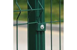 China ISO9001 3d Curved Wire Mesh Fence 4ft Easily Assembly Rust Resistance supplier