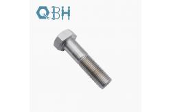 China Qbh Stainless Steel Hex Bolt DIN933 A4 - 70 Plain Finish supplier