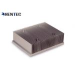 Silvery Anodized Aluminum Heatsink Extrusion Profiles With CNC Machining