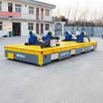 12 Tons Heavy Duty Automatic Transfer Cart Electromagnetic Brake Stepless Speed