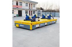 China 12 Tons Heavy Duty Automatic Transfer Cart Electromagnetic Brake Stepless Speed supplier