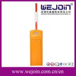 Security Straight Barrier Gate With Yellow Cabinet and Steel-casting Design