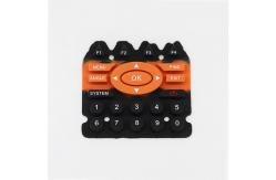 China Durable Silicone Rubber Custom Remote Control Keyboard Keys Dust Proof supplier