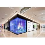 P8 Ultra-thin 3mm High Transmittance Transparent LED Screen with >90% Transparency for Indoor Large Display for sale