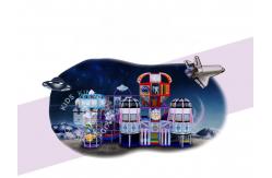 China Large Space Naughty Castle Paradise Indoor Playground supplier