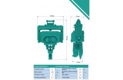 China Excavator Vibration Hammer Excavator Vibratory Pile Driver For Hitachi supplier