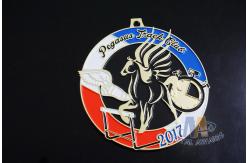 China Pegasus Marathon 5K 10k Mini Custom Metal Racing Medals Bespoke Design supplier