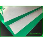 1.2mm Folding Resistant One Side Coated Green Grey Cardboard In Sheet