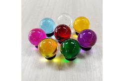 China Play Resin Ball Transparent Acrylic Clear Juggling Balls supplier