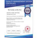 Shenzhen Hangte Technology Development Co.,Ltd Certifications