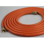 Red Flexible Propane Gas Hose , 8MM Gas Hose With High Tensile Oil Resistant for sale